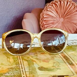 Karl Lagerfeld Gold Sunglasses